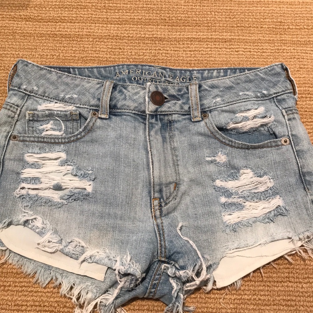 American Eagle Outfitters Distressed Jean Shorts